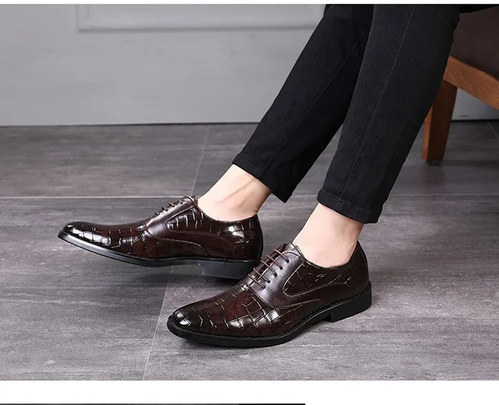 Chaussure homme/Мужские модельные туфли мужские туфли-оксфорды из натуральной кожи