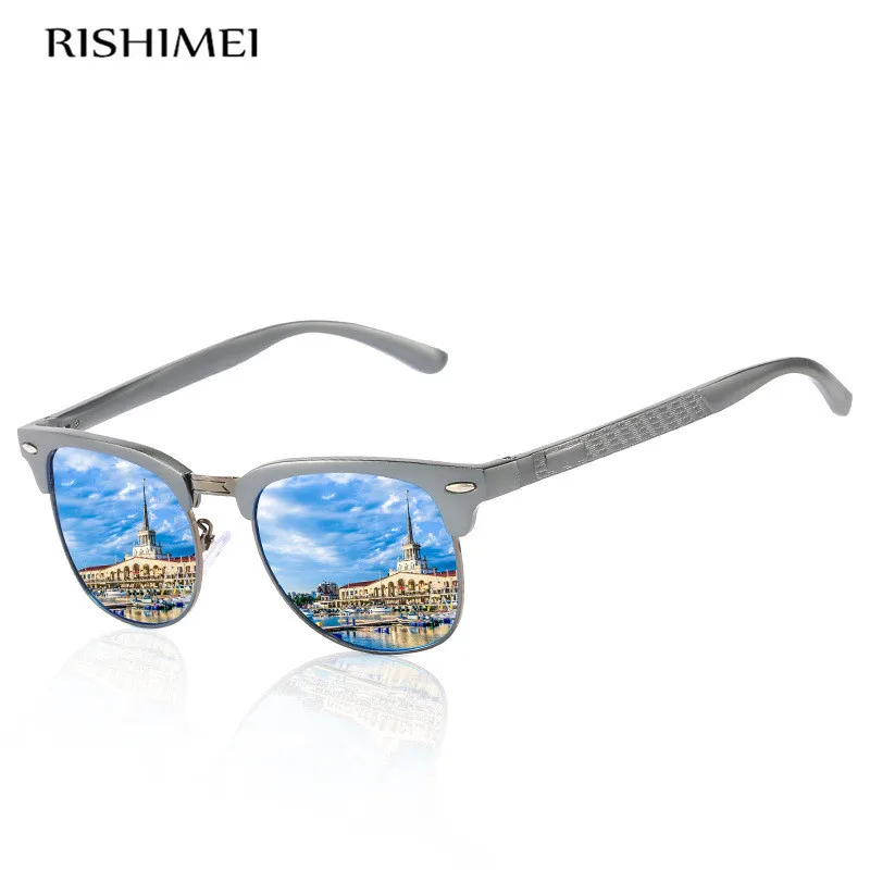 Мужские классические Поляризованные солнцезащитные очки в стиле ретро с