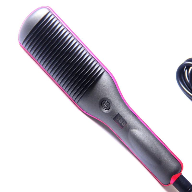

Multifunctional Beard Hair Straightener Styler Brush Heat Hair Ceramic Curler Electric Straightener Hair Care Machine Hot Comb
