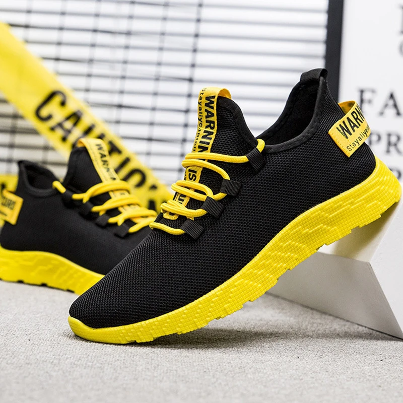 

Fashion Men Sneakers Mesh Casual Shoes Lac-up Men Shoes Lightweight Vulcanize Shoes Walking Sneakers Zapatillas Hombre