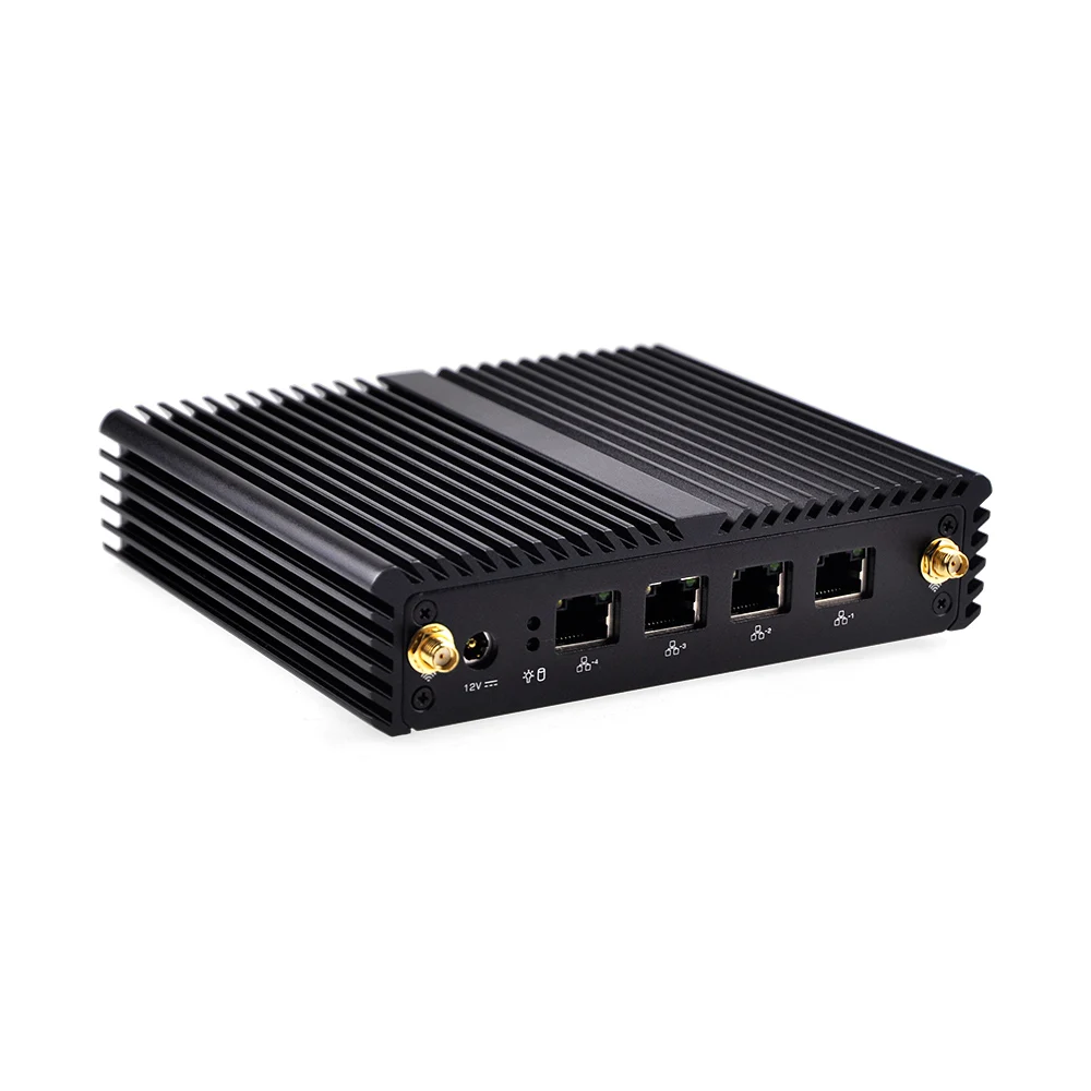 Мини компьютер Qotom 4 Ethernet Q192G4N n2920 Micro PC Server Linux Ubuntu Промышленный маршрутизатор