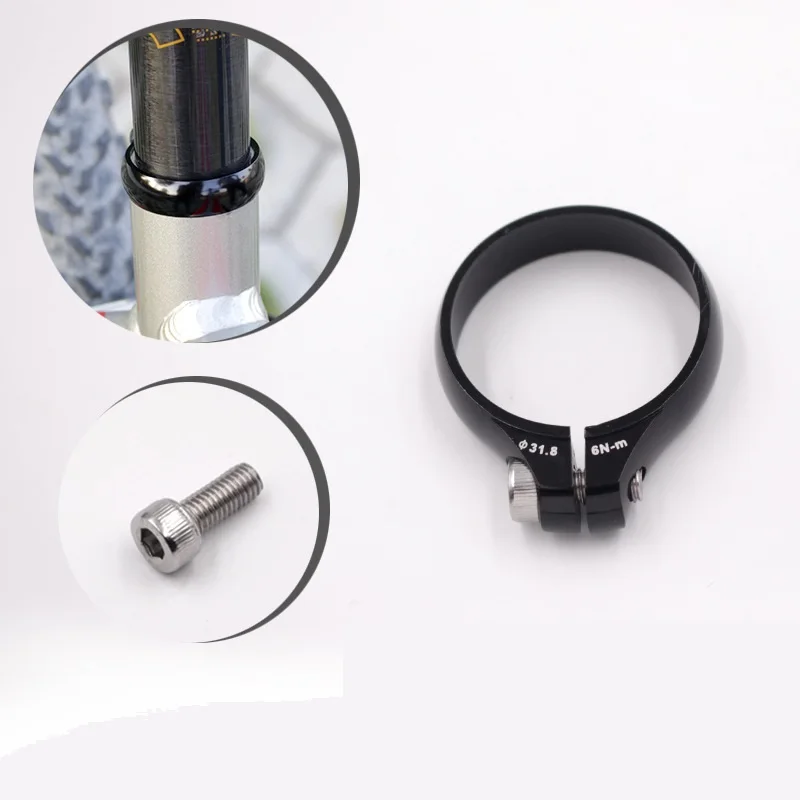 

2020 Super Light Bike Bicycle SeatPost Clamp CNC Aluminum Alloy Cycling For 27.2/30.8/31.6mm Bike Seatpost clamp