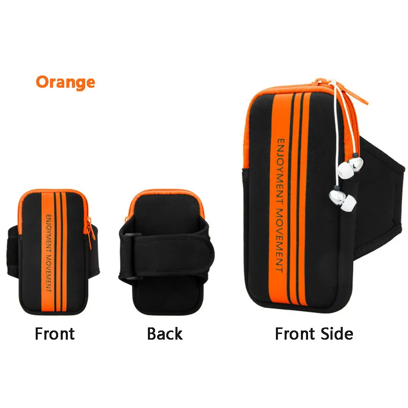 For 4-6.3 inch Mobile Phone Arm Band Hand Holder Case Gym Outdoor Sport Running Pouch Armband Bag iphone se 5s x 7 plus 8 6s | Дом и сад