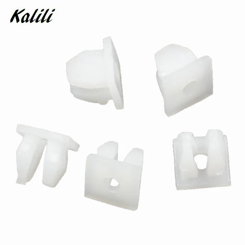 

Клипсы для гайки с квадратной головкой, пластиковые, белые фиксаторы, аксессуары для отделки автомобиля, монтажные защелки