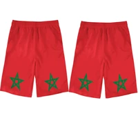morocco youth diy free custom made name number photo mar beach shorts nation flag ma kingdom arabic arab country casual shorts