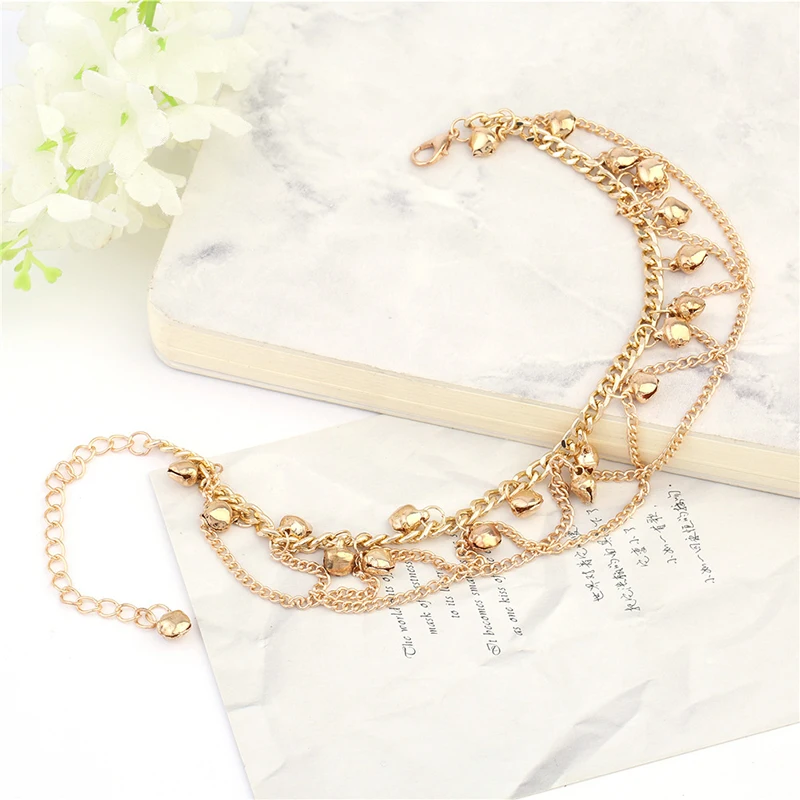 

Bohemian Tassel Bell Anklet Popular Temperament Beautiful Ladies Foot Chain Jewelry Women Fashion Barefoot Sandal Anklet