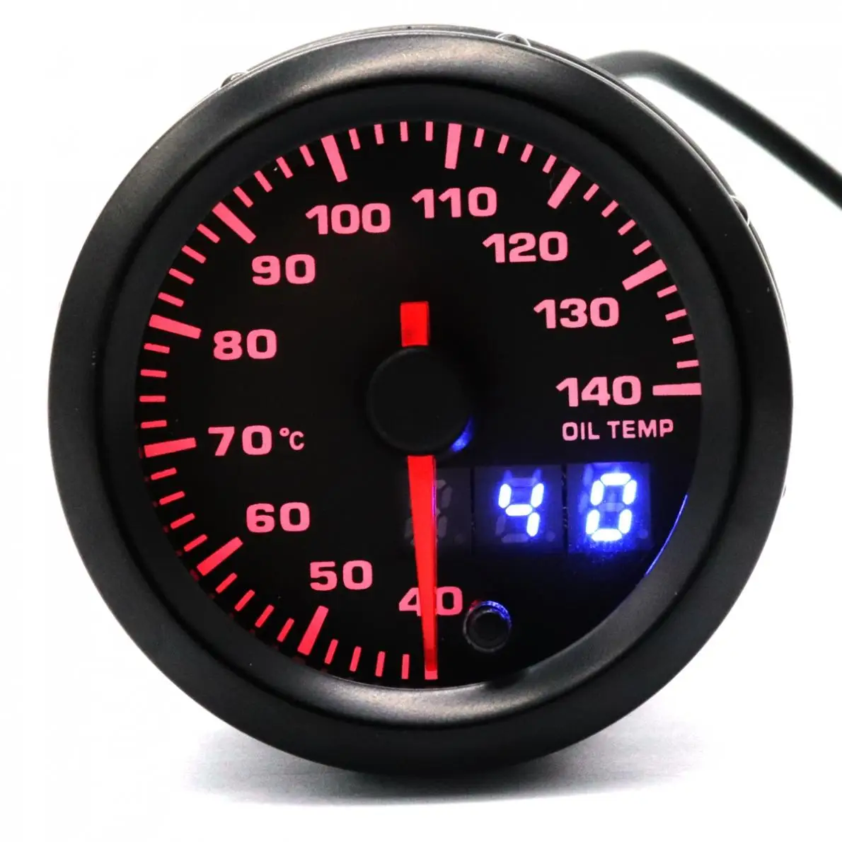 52 мм 2 дюймовый двойной дисплей 12 В Универсальный Автомобильный датчик