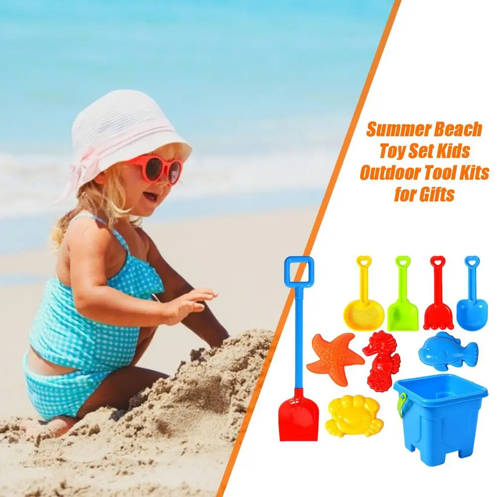 

Beach Toys Toy For Sand Kit Baby Summer Bucket Digging Sand Shovel Sandpit Sandbox Tool Molds Children Outdoor Toys Water Game