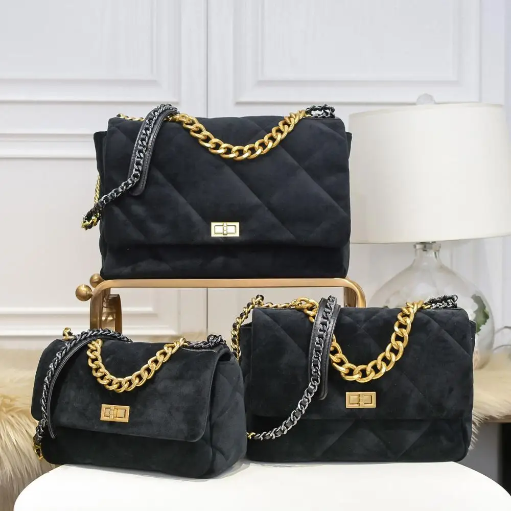 

free shipping 2020 the new style fashion diamond lattice women handbag one shoulder bag crossbody bag 3 size 26cm 30cm 36cm