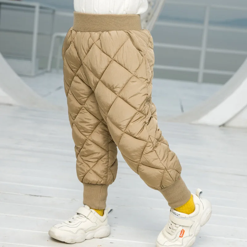 Наименование: 2019 г. Зимние теплые штаны длинные для девочек детские плотные