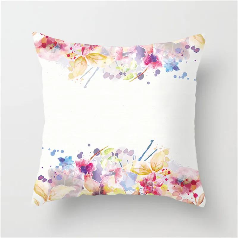 Чехол для подушки с рисунком растений Fuwatacchi наволочка ананасом КАКТУСОМ цветком