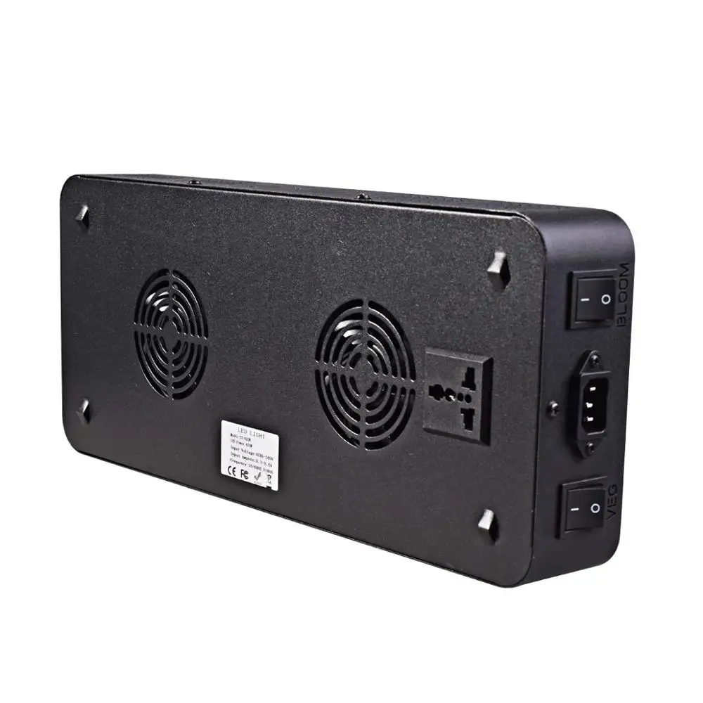 Светильник для выращивания растений 600 Вт полный спектр двойной переключатель