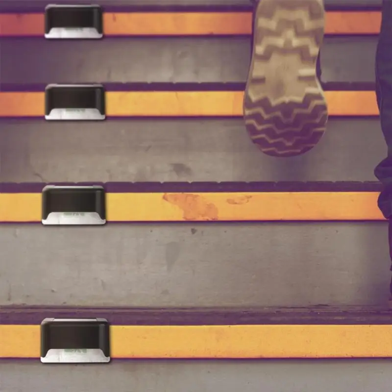 4x светодиодный солнечный настенная лампа водонепроницаемый Открытый Путь Двор