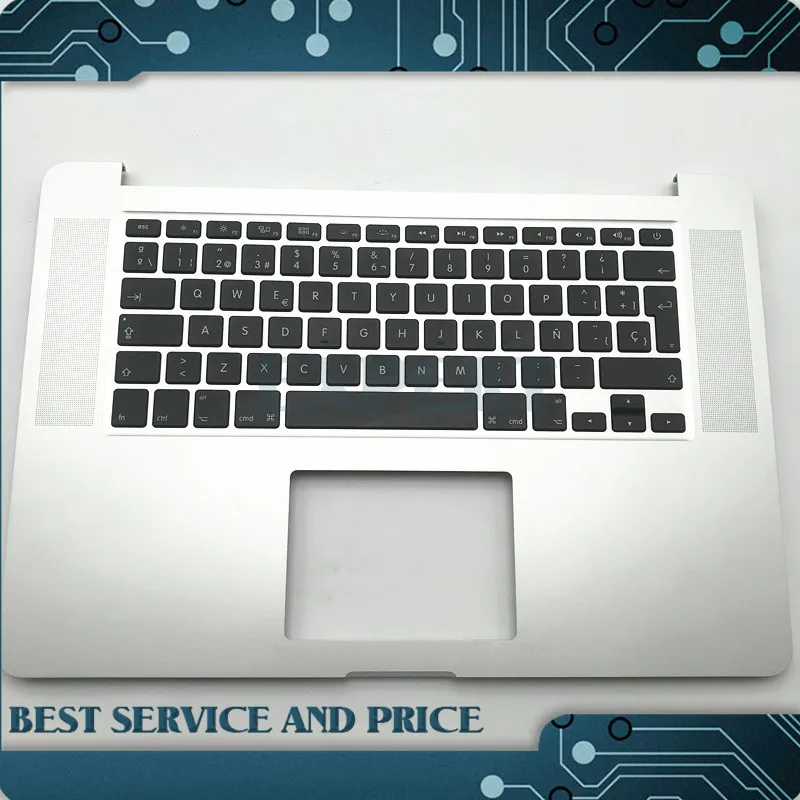 Новая испанско-русская клавиатура с подсветкой для macbook Pro Retina A1398 Late 2013 2014 ME293 ME294 UK
