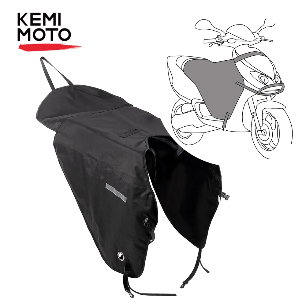 KEMiMOTO одеяло для мотоцикла, наколенники, гетры для скутеров, защита от дождя и ветра, водонепроницаемое зимнее одеяло для Vespa GTS GTV