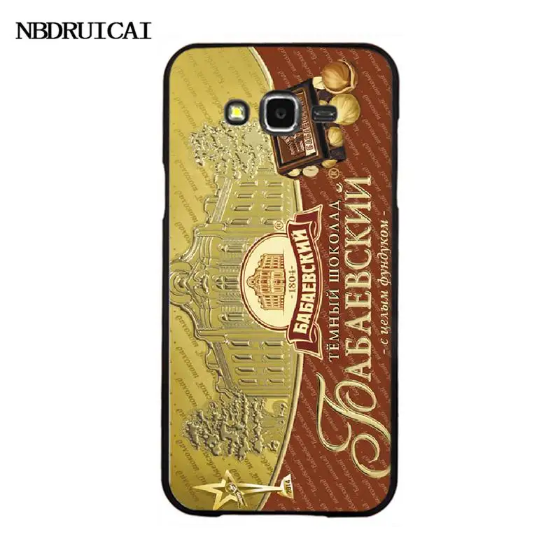 Забавная еда десерт шоколад пиво DIY печать чехол для телефона Samsung Galaxy J7 J8 J3 J4 J5 J6