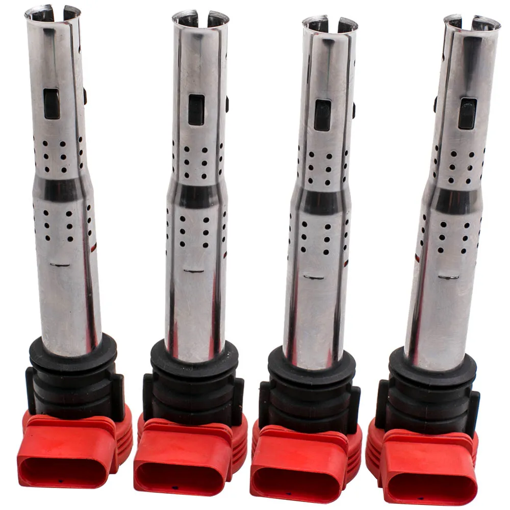 4pcs Ignition Coil Pack Fit Audi A4 A5 R8 &amp VW Golf GTI 2.0T FSI 06E905115E | Автомобили и мотоциклы