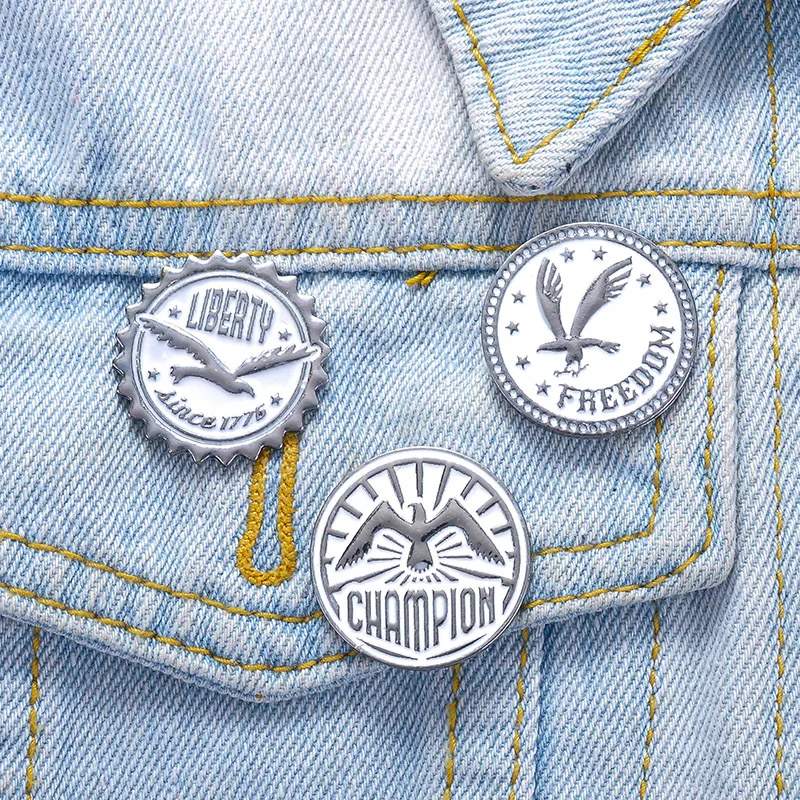 Брошь с изображением орла модная офисная брошь в стиле Харадзюку колледж