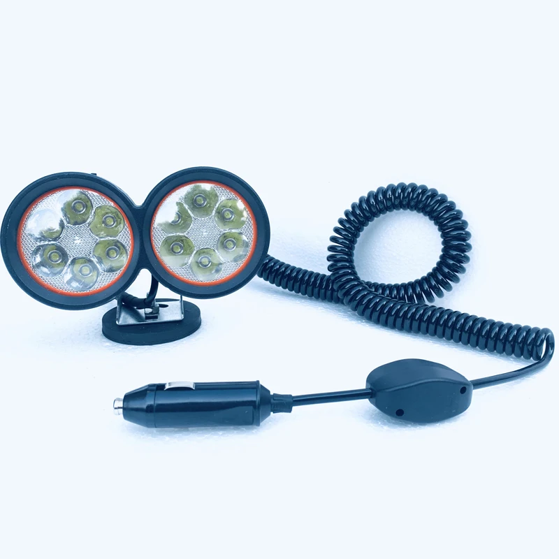 60 Вт магнитного Автомобильная Поворотная фара Водонепроницаемый светодиодный