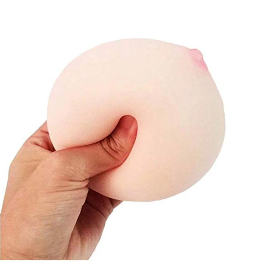 

Stress Relief Squeeze Toy Soft Silicone Boob Tricky Toy Big Boobs Vent Water Breast Stress Reliever Decompression Relax great