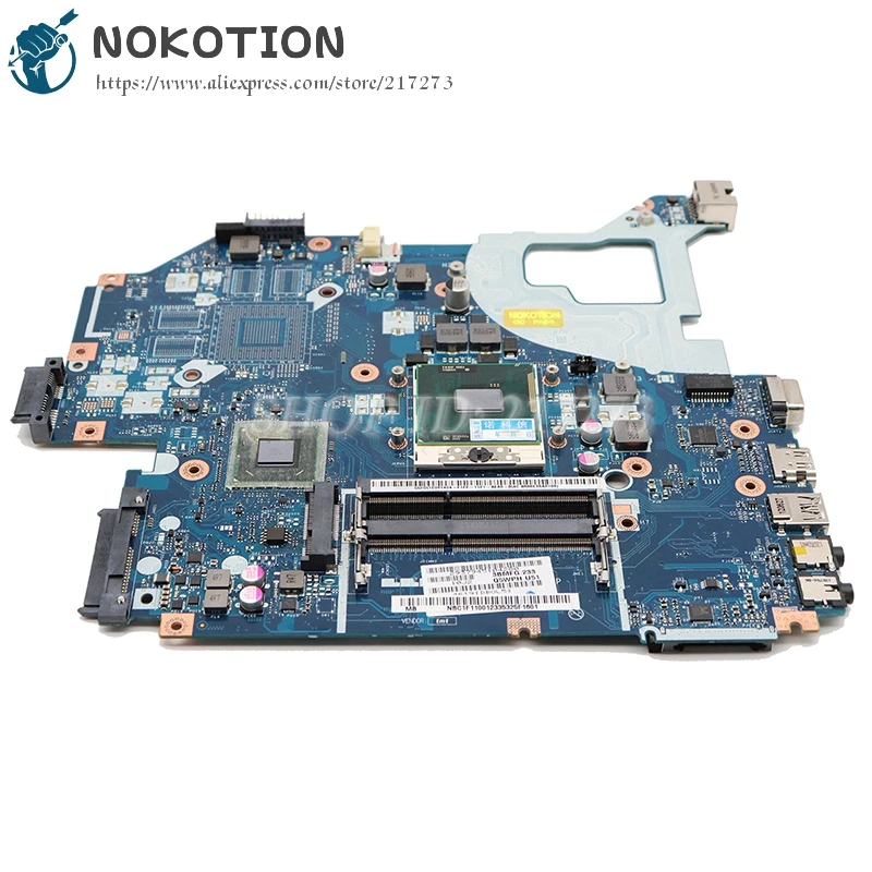 NOKOTION материнская плата для ноутбука ACER Aspire E1-571G NE56R V3-571G NV56R Материнская Q5WTC Q5WV1