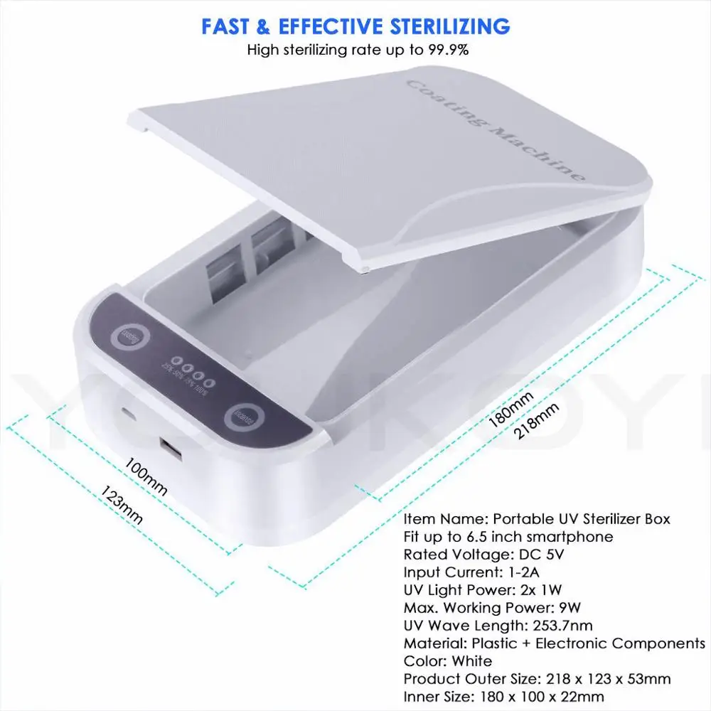 Многофункциональный аппарат для нанесения нанопокрытия стандартная УФ лампа