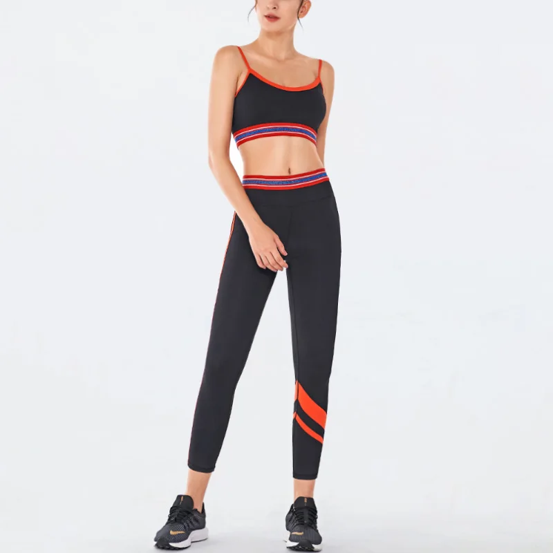 

Высококлассный Элегантный комплект для тренажерного зала, женский костюм для йоги и фитнеса, 2021, спортивные Комбинезоны для бега, одежда дл...