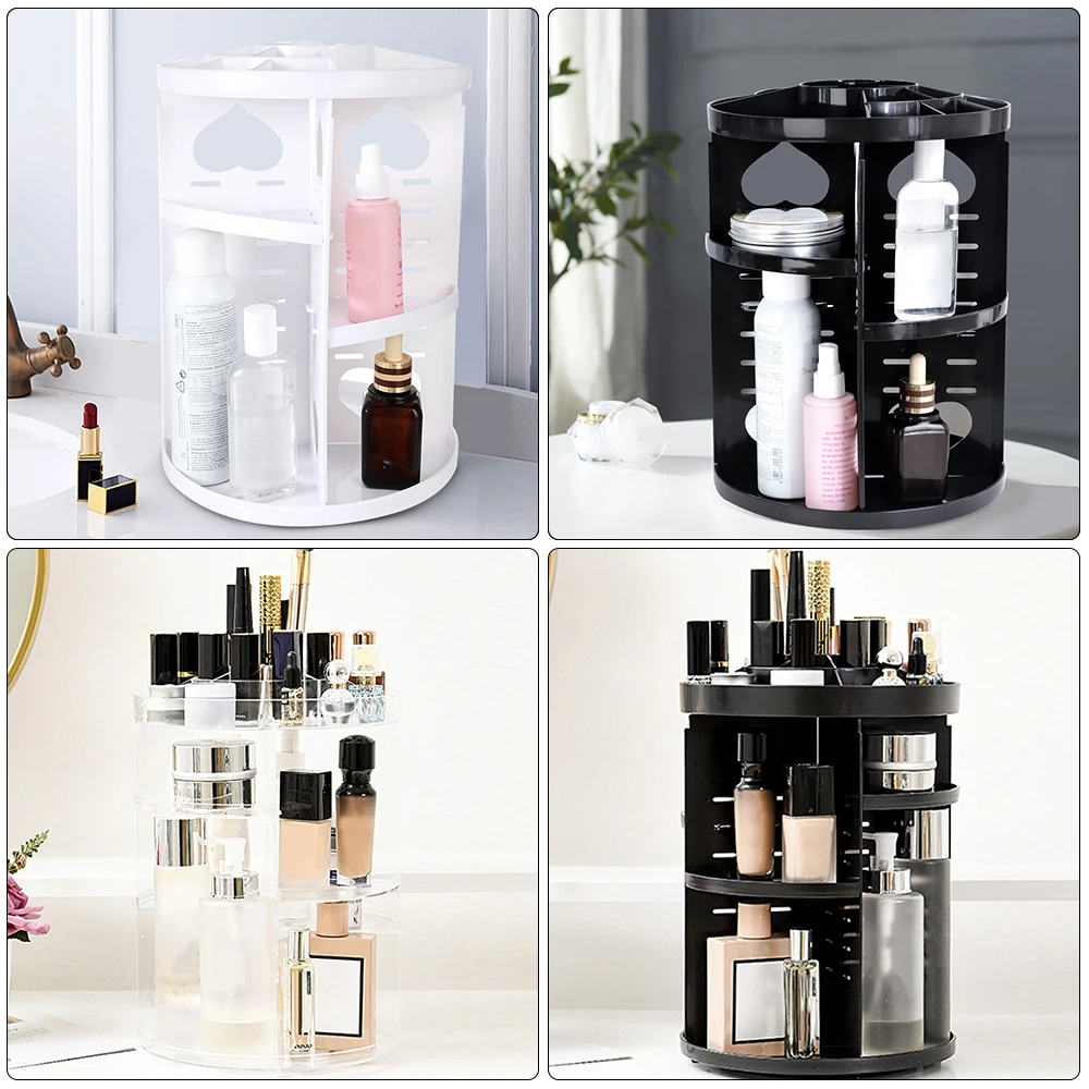 1 шт. модный вращающийся на 360 градусов Органайзер для макияжа регулируемая