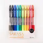 1 Набор Zebra JJ15 SARASA цветная нейтральная ручка с зажимом гелевые чернила ручка для письма 0,5 мм Япония 10 цветов офисные и школьные принадлежности