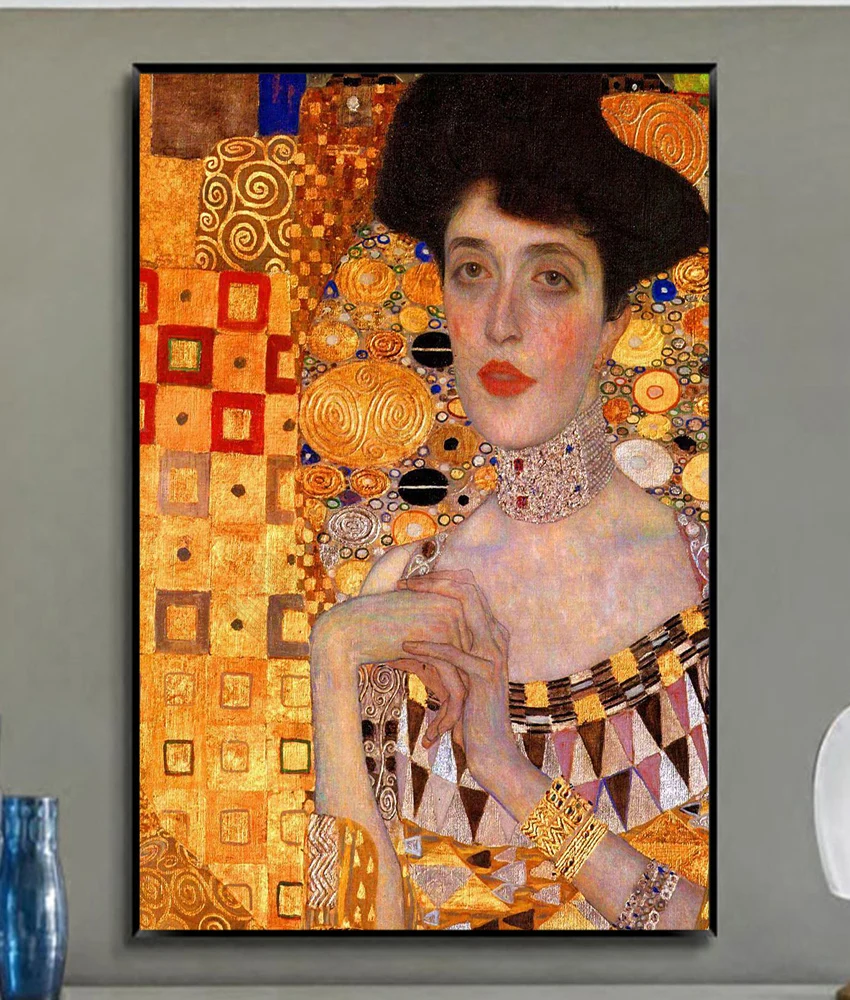 W219 Густав Климт Adele растягивается модная красивая мода High Score/пленка шелковой