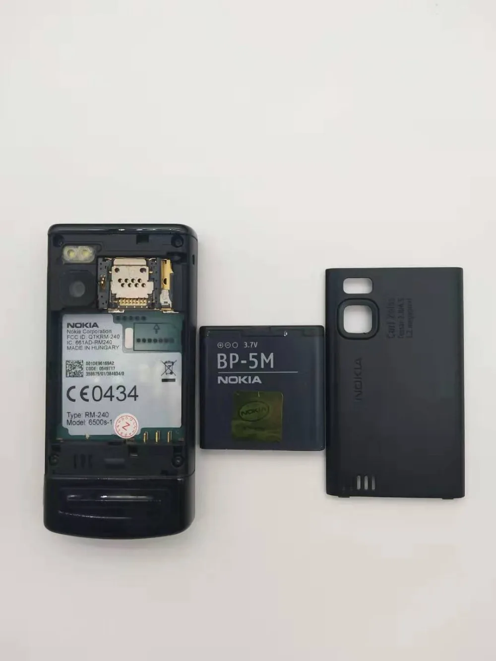 Телефон Nokia 6500 S, мобильные телефоны 6500 МП, разблокированная камера, мобильный телефон с слайдом, отремонтированный, несколько языков