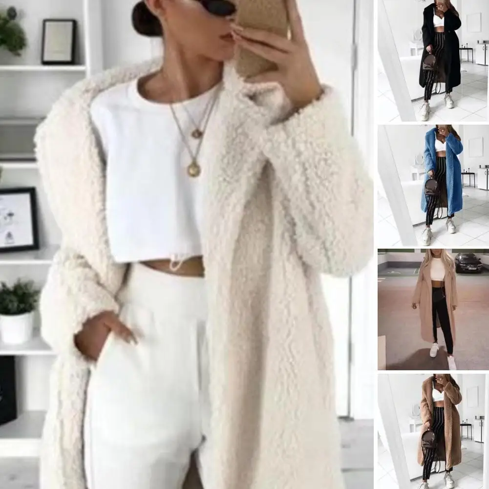 

ZITY Autumn And Winter Solid Color Woolen Coat Female Mid -Long Korean Temperament Women 'S Popular Outerwear Woolen Coat