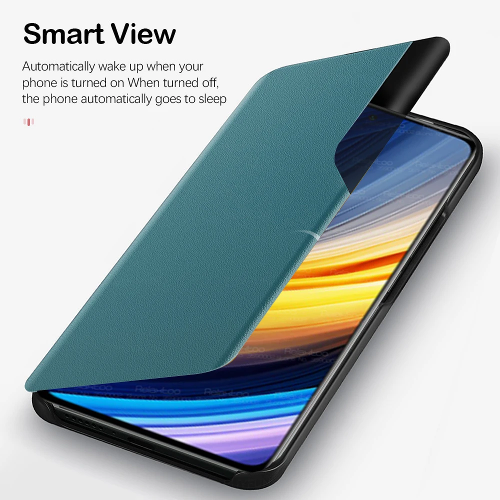 smart magnetic flip case for xiaomi poco x3 pro pocox3 x3pro xiomi pocco f3 m4 m3 5g x f 3 m 4 nfc stand book phone cover coque free global shipping