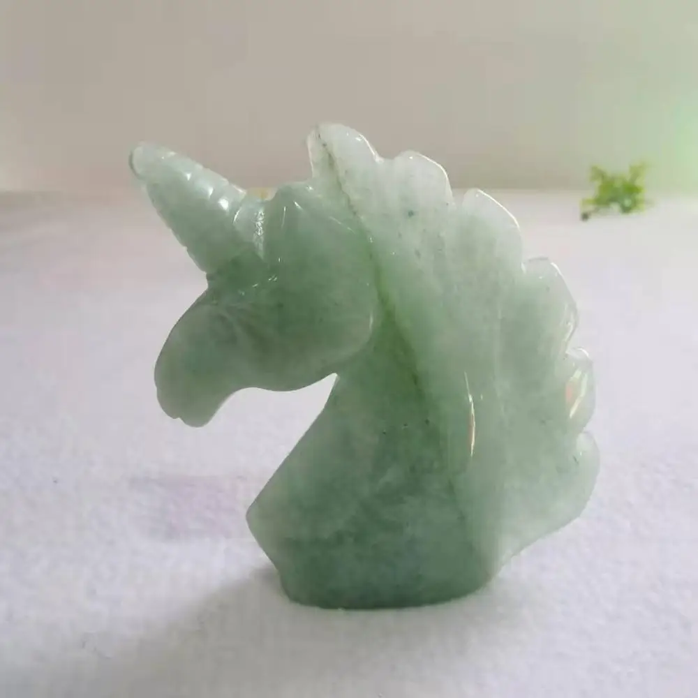 Натуральный камень кристалл кварц ручная работа резные единороги подарки
