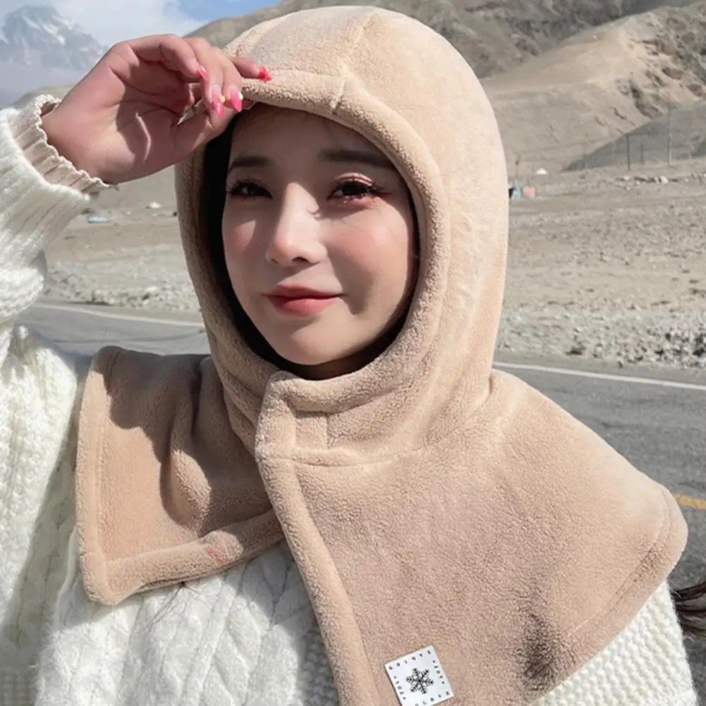 

Beanie Hat Comfortable Ear Protect Cap Earflap Face Warmer Plush Cap