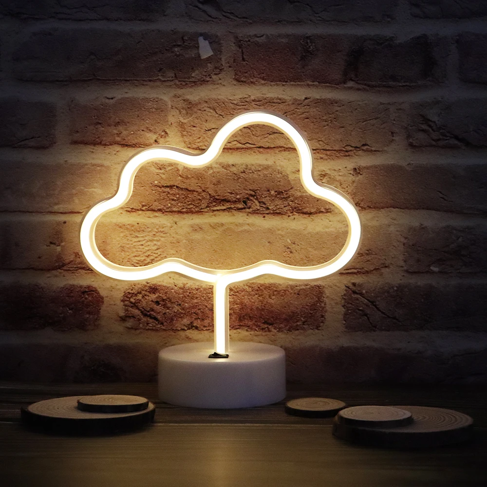 Неоновая Светодиодная лампа детский Ночной светильник декоративная