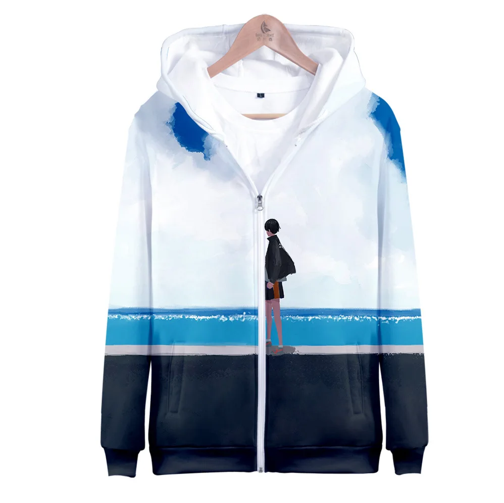 

2021 Haikyuu 3D Printed Zipper Hoodies Men/Women Casual Long Sleeve Hooded Sweatshirt Hot Sale Streetwear Clothes