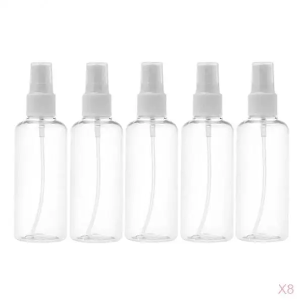 

40 Pieces 100ml Spray Refillable Empty Bottle Cosmetic Atomizer Bottles Pump