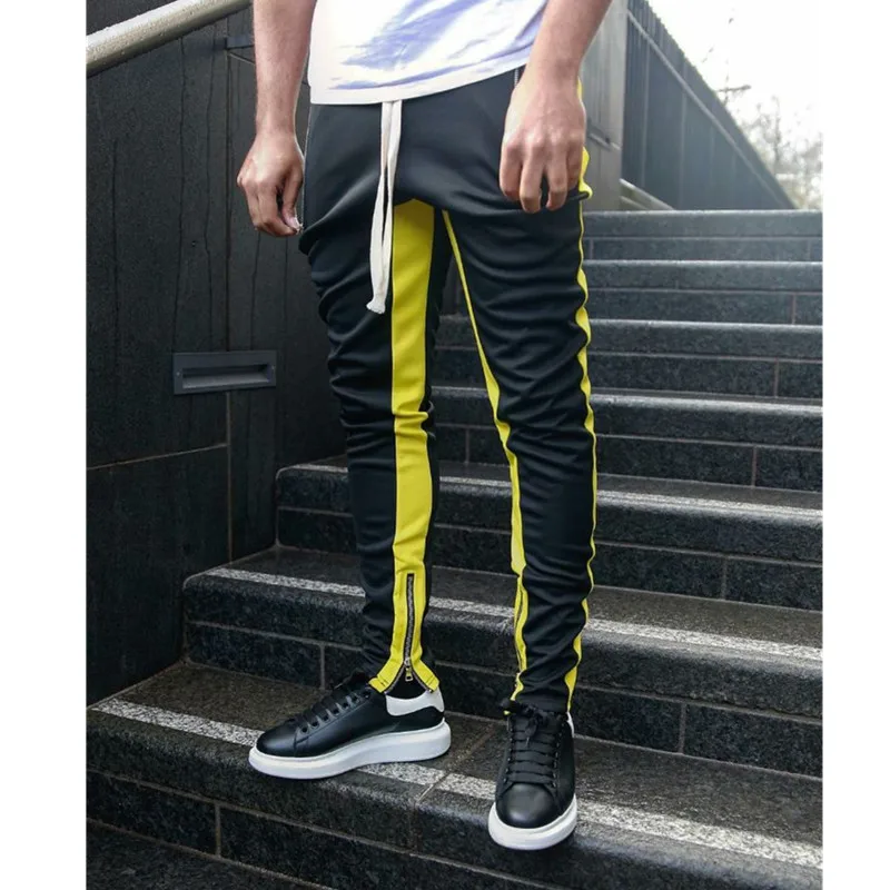 Мужские повседневные брюки для пробежек узкие карандаш мужская спортивная