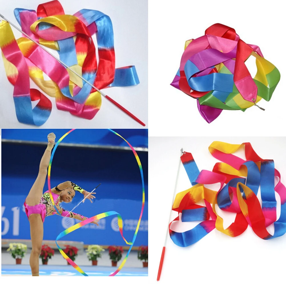 

Dancer Toys For Children Kids Girls Sport Toys Dance Ribbon Outdoor Games Ballet Twirling Most Popular Ribbon Gymnastics