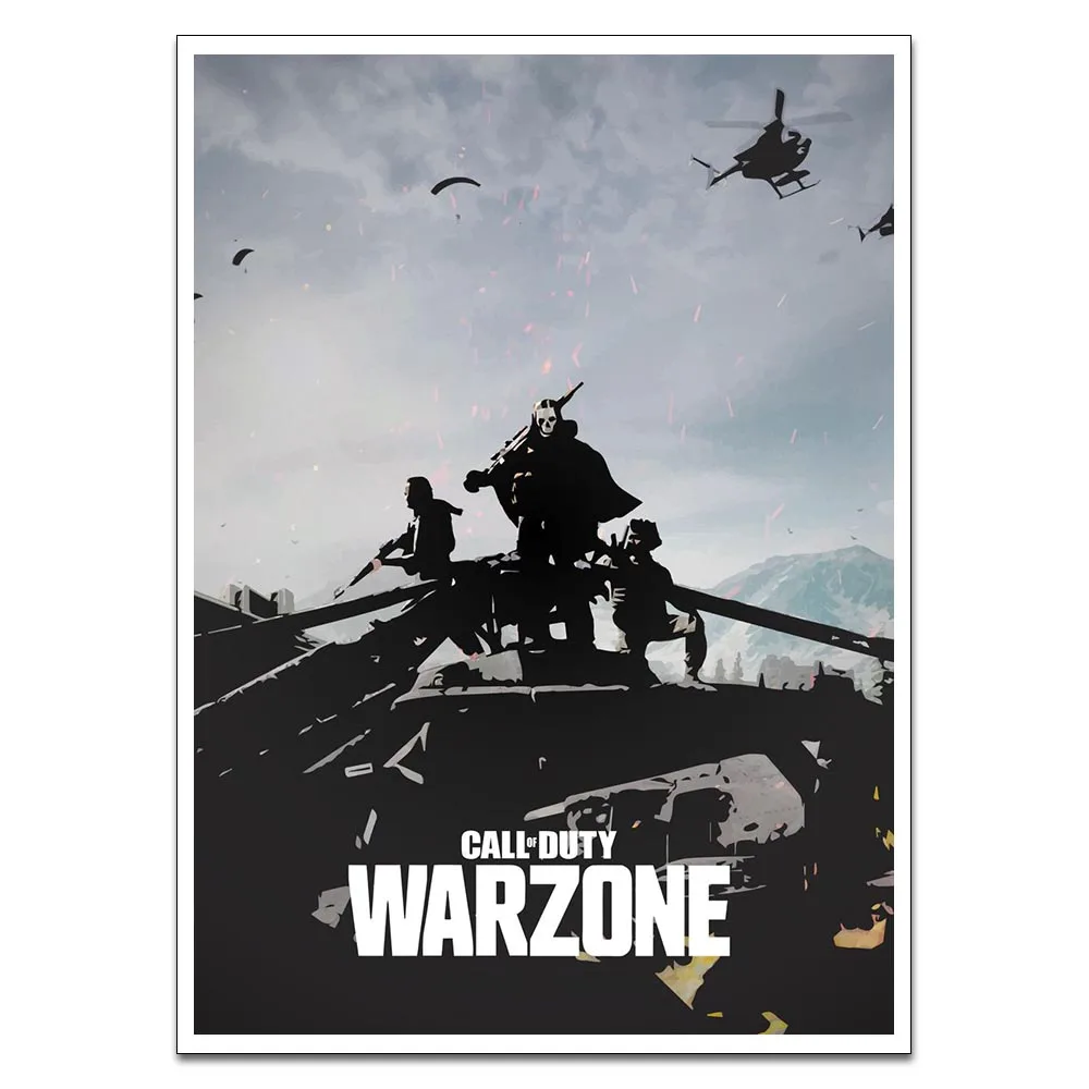 

Без рамки HD Декор для дома печать треска Warzone черный постер холст украшение на стену, живопись маслом Гостиная Декор