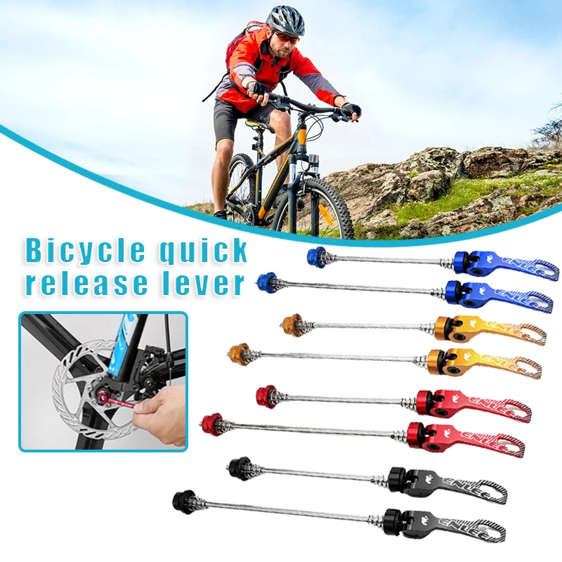 

Newly Titanium Bicycle Quick Release Skewer Lever for MTB Road Bike 100/130 135mm Wheel Hub Lightweight Quick Skewers