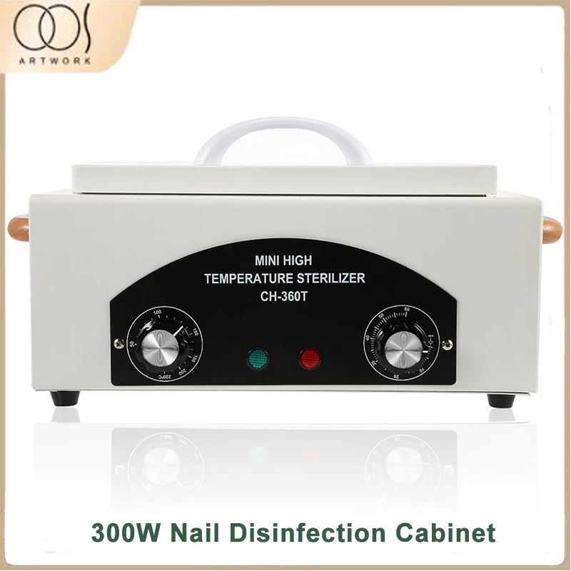 Шкаф для дезинфекции ногтей профессиональный металлический инструмент 300 Вт |
