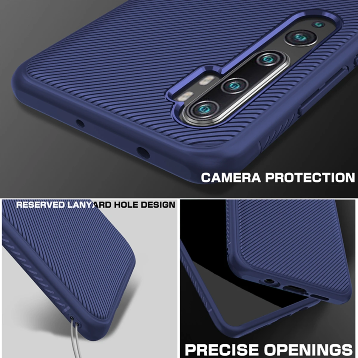 Для Xiaomi Mi CC9 Pro чехол силиконовая текстура углеродное волокно против царапин Противоскользящий Мягкий ТПУ чехол для Xiaomi Mi Note 10 чехол тонкий