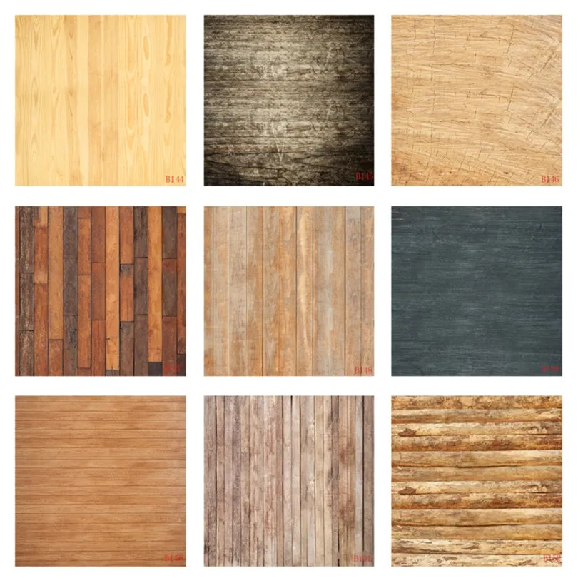 Реквизит для фотостудии Nitree фон фотосъемки вертикальные бревна деревянный пол