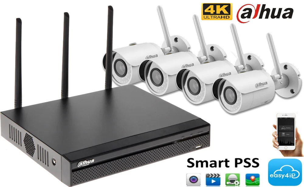 dahua wifi ip-камера система HD 3MP камера IP беспроводная ИК ночного видения Водонепроницаемая wi-fi-камера для использования на улице ipc-hfw1320s-w