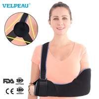 velpeau lightweight arm sling triangle design breathable and comfortable arm brace support for hand fracture or dislocation