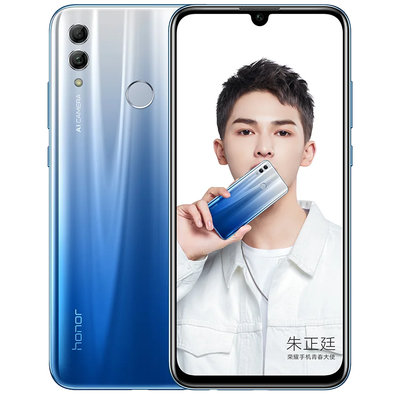 HONOR 10 Lite мобильный телефон 6,2 дюймов полный экран Android 9,0 24MP AI камера отпечатков пальцев Смартфон