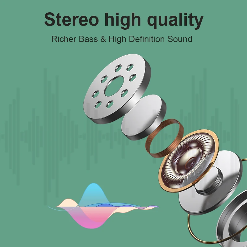

HOT Bluetooth V5.0 Earphones K023 Wireless Headphones TWS with Microphone Earphones Noise Cancel Headsets Earbuds HIFI With CE