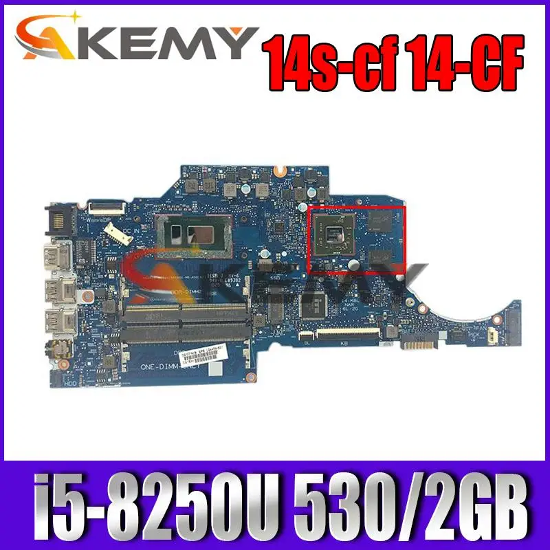 

L24454-601 для ноутбука HP 14s-cf 14-CF, TPN-I130 6050A2992901-MB-A02 W L24454-001 530/2GB 100% протестирована